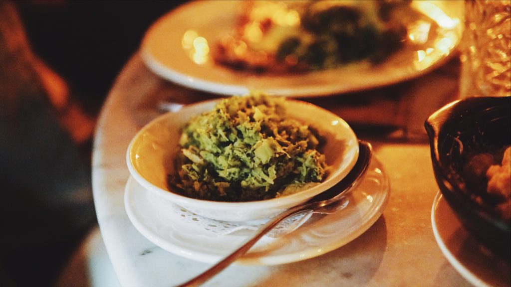 The mashed broccoli. Photo: Coconuts Bali