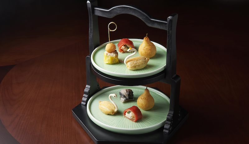 The dim sum platter. Photo: Blossom