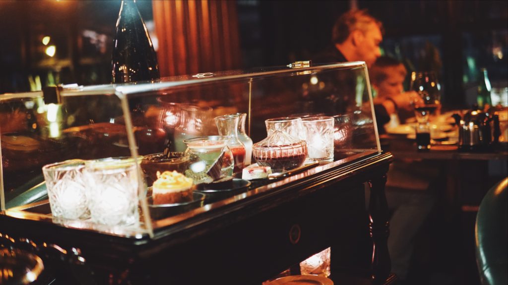 The dessert trolley. Photo: Coconuts Bali