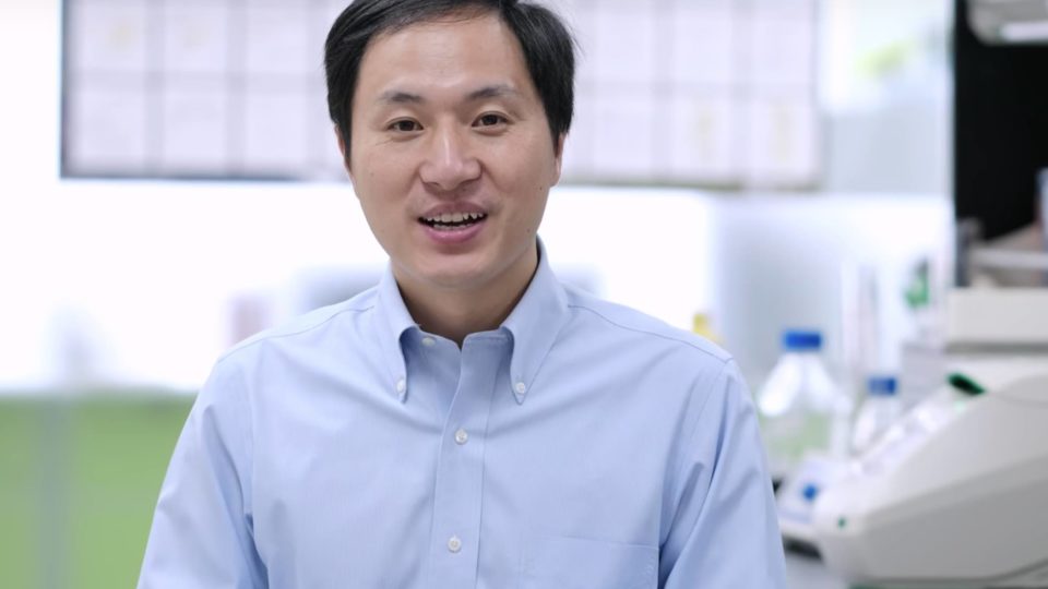 He Jiankui. Picture via YouTube.