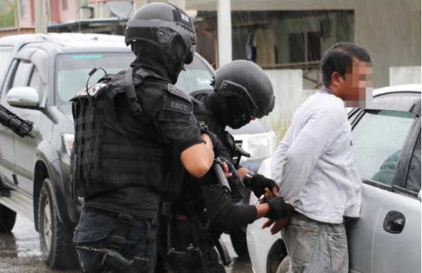 One of the apprehended suspects courtesy of Bukit Aman via The Star