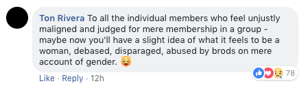 Photo: Screenshot from Upsilon Sigma Phi's Facebook account