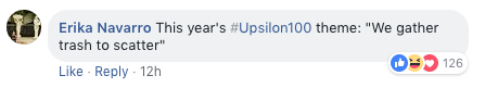 Photo: Screenshot from Upsilon Sigma Phi's Facebook account