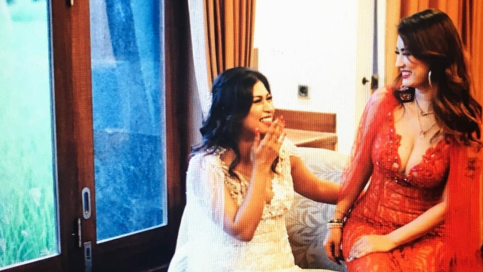 Barbie Nouva with her friend, Japanese adult star Maria Ozawa. Photo: Instagram/@maria.ozawa