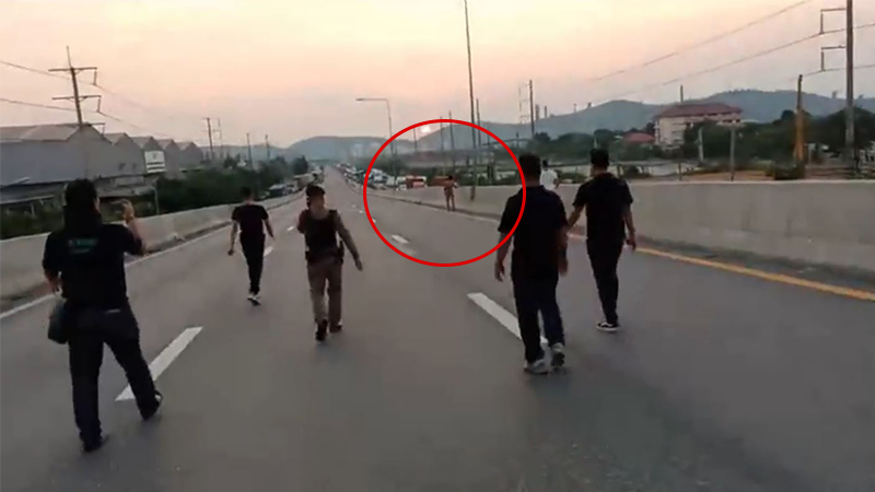 The chase- Screenshot: Facebook/ News of Page Chonburi Rayong