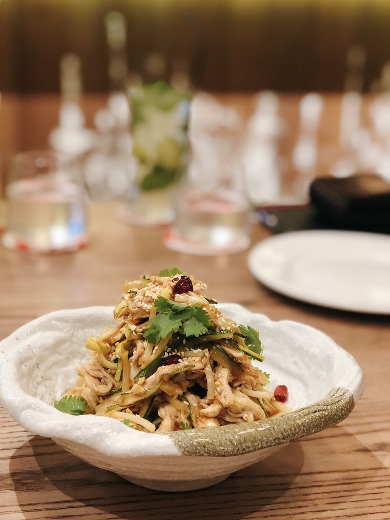 Pulled chicken salad. Photo: Coconuts Media