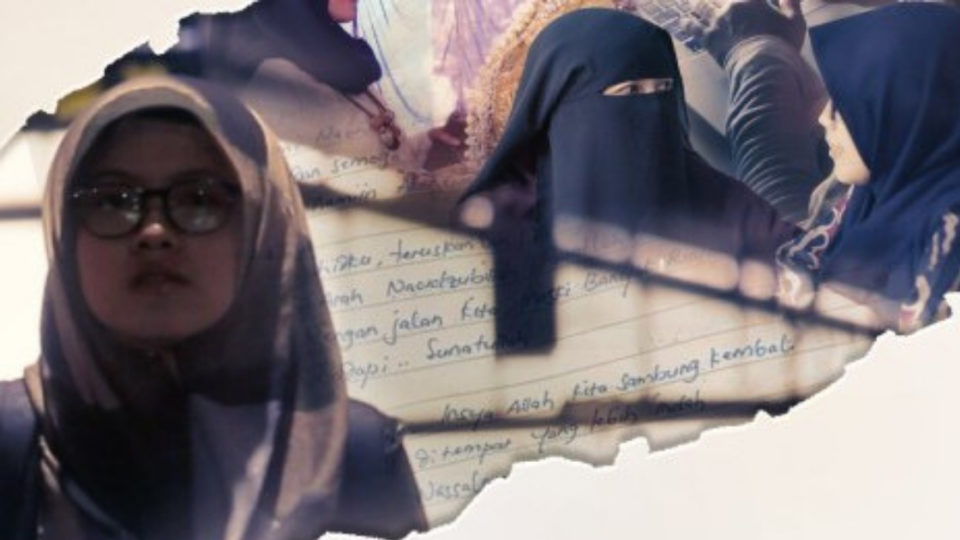 Poster for “Pengantin – The Bride” a new documentary by filmmaker Noor Huda Ismail focusing on how Indonesian women becoming radicalized by extremist groups. It’ll be playing at @america this Saturday as part of the Global Migration Film Festival.