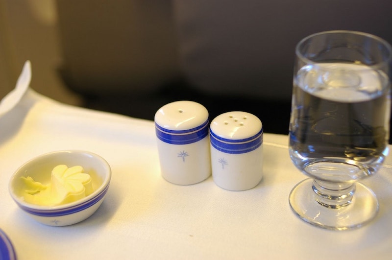 Imagine receiving these items but they are slammed on your fold-out table. (Photo: Pyonko Omeyama/Flickr via CC BY-ND 2.0)