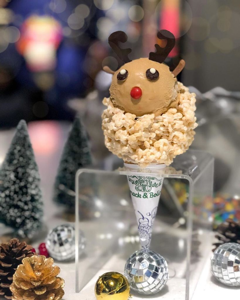 Emack & Bolio's reindeer ice cream. Photo via Facebook/Emack & Bolio's.