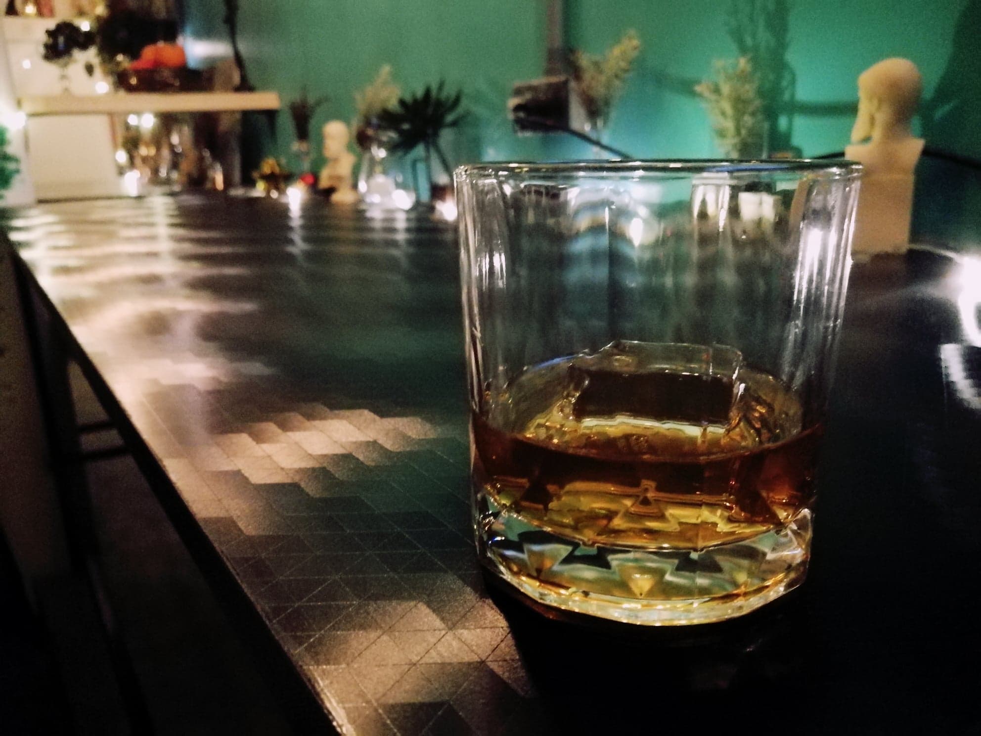 Rosemary-infused bourbon. Photo: Laurel Tuohy/Coconuts