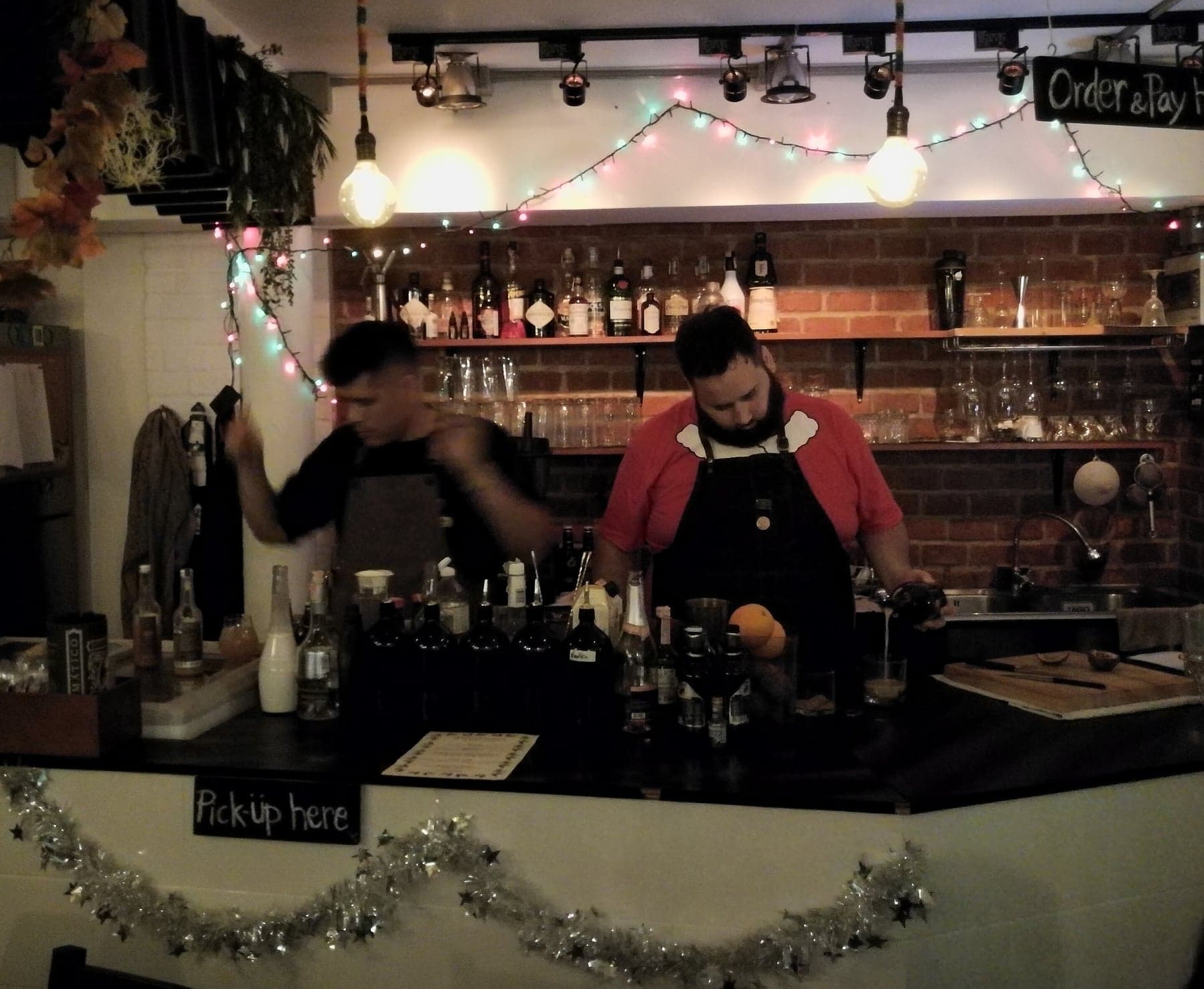 Lloyd behind the bar. Photo: Laurel Tuohy/Coconuts