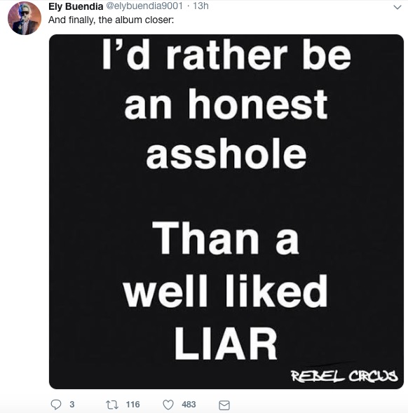 Photo: Screenshot from Ely Buendia's Twitter account