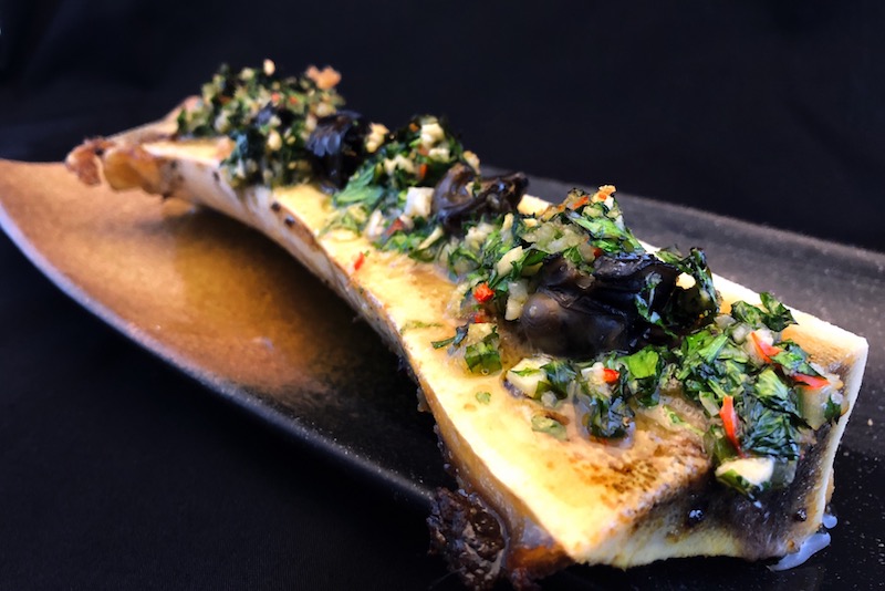 Escargot on bone marrow. Photo: FrapasBar