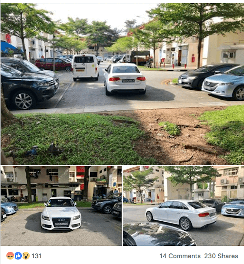 Screenshot from Facebook