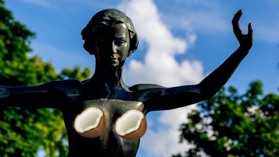 A female streaker livened up this morning’s commute. Photo via flickr.