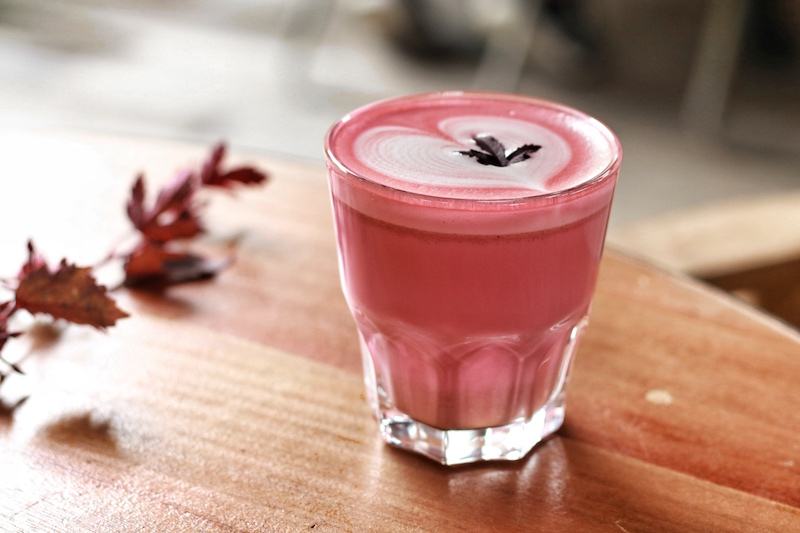 Beetroot latte. Photo: Tiong Bahru Bakery