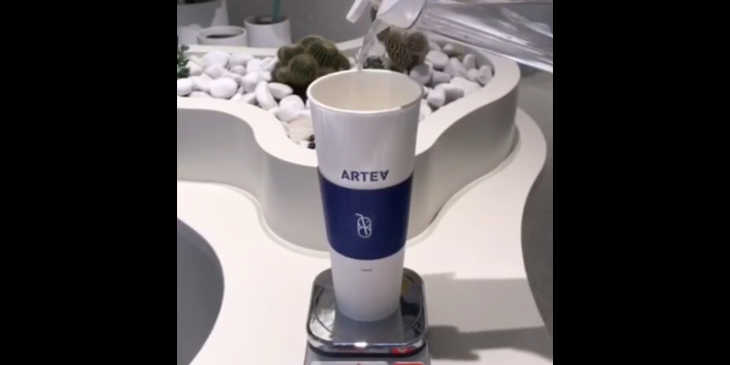 Artea took to Instagram and posted a video to dispel rumors that its cup holds lesser volume than originally advertised (Photo: Artea SG / Instagram)