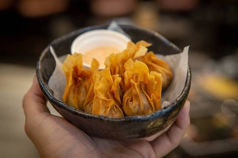 Duck rilette dumplings. Photo: FrapasBar/Facebook