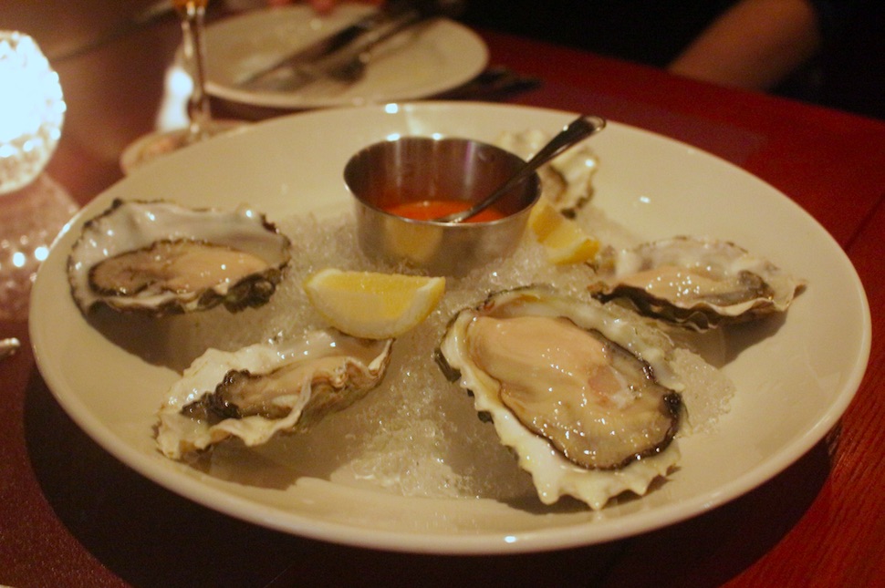 Frank's Italian's fresh oysters. Photo by Vicky Wong.