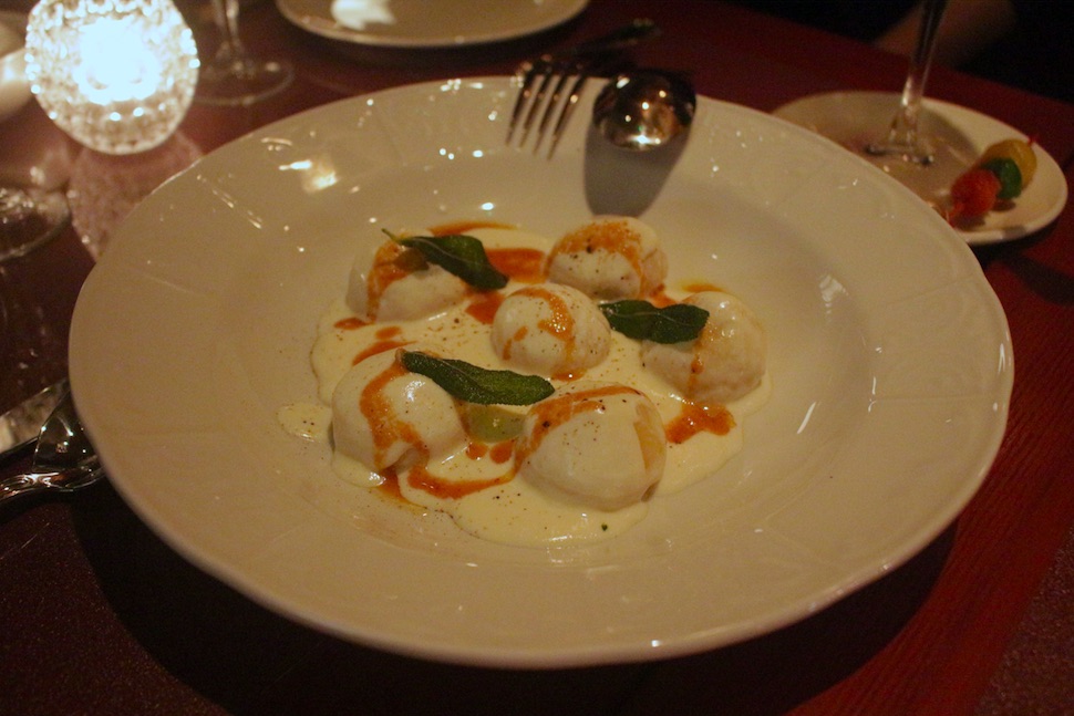 Frank's Italian's ricotta gnudi. Photo by Vicky Wong.