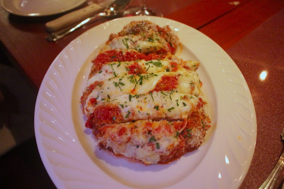 Frank's Italian's chicken parmigiana. Photo by Vicky Wong.