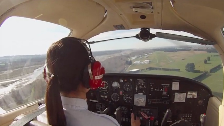 A screengrab from one of Hong Kong International Aviation Association’s promotional videos for their youth flying programme. Screengrab via YouTube.