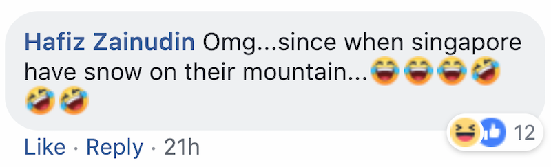 Facebook screengrab