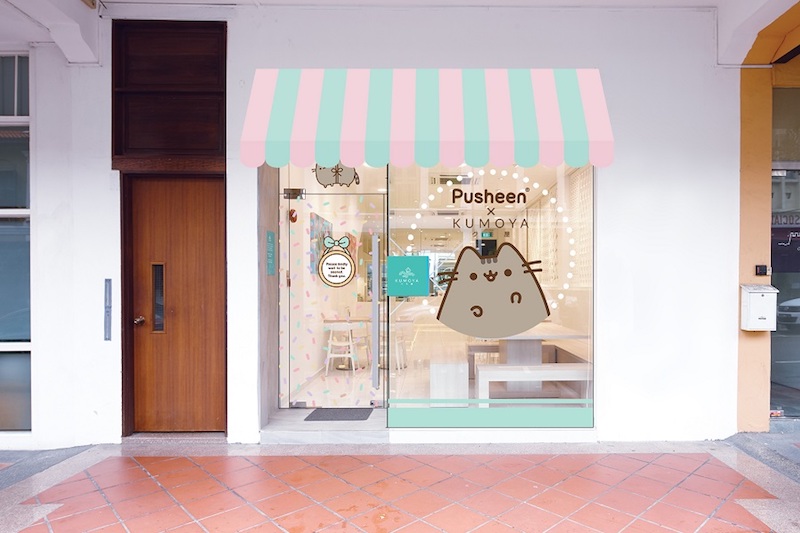 The Kumoya exterior, with extra Pusheen kawaii (Photo: Kumoya)