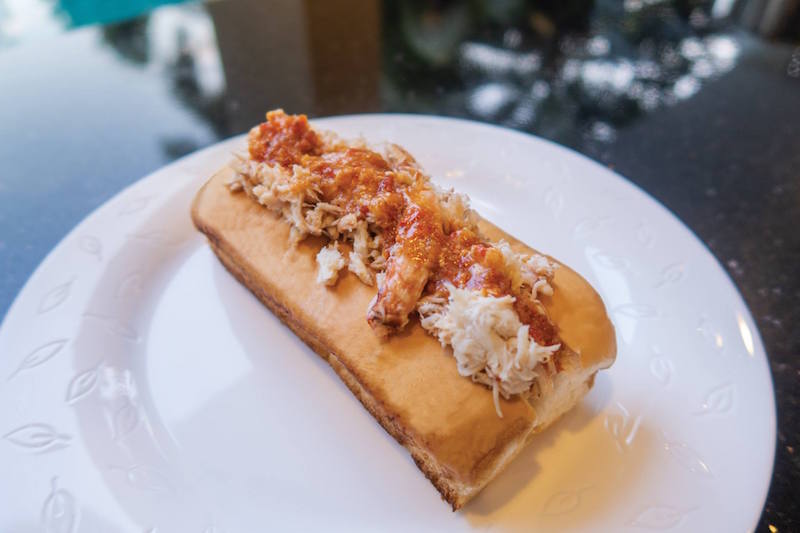 Crab roll. Photo: Lobsters & Ice Cream/Facebook