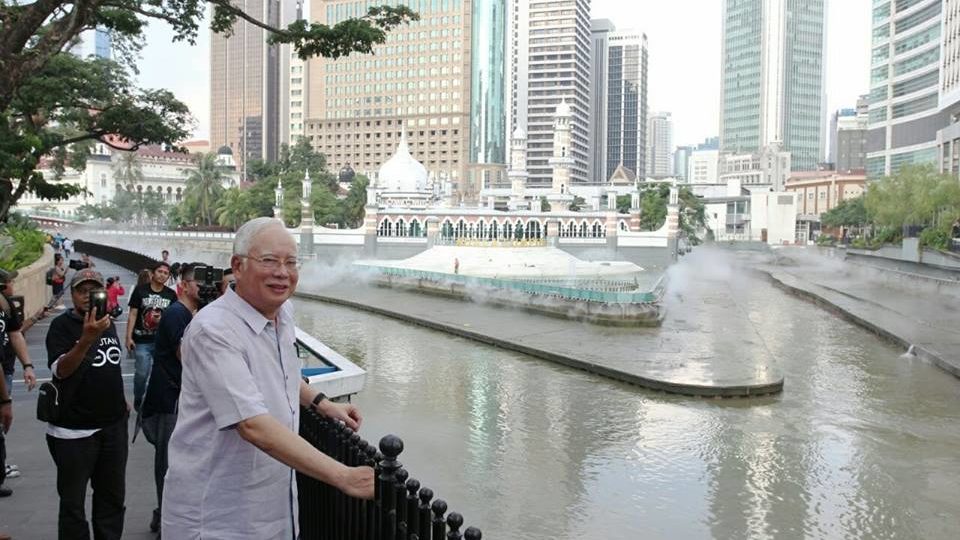 How much for the river? via Najib Razak Facebook 