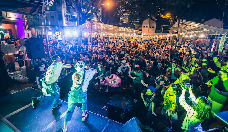 Last year’s Aliwal Urban Art Festival’s music performance. Photo: Aliwal Urban Art Festival