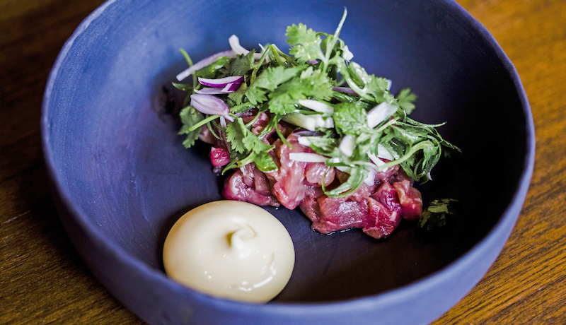 Beef tartare. Photo: Komyuniti