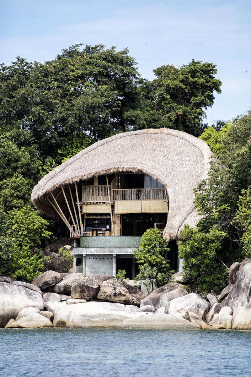 Beach-view villa. Photo: Cempedak Private Island