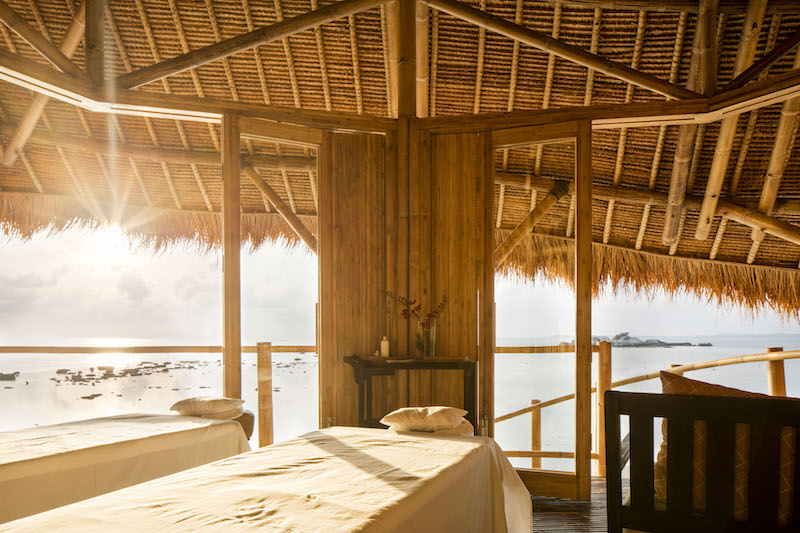 Rock spa. Photo: Cempedak Private Island