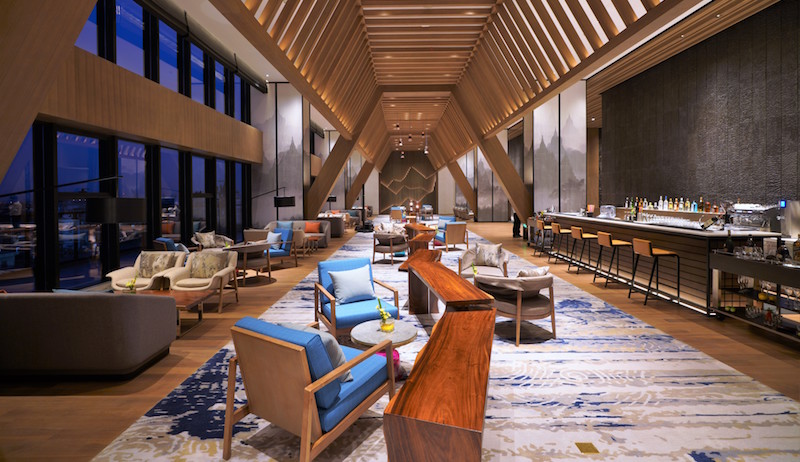 The lobby bar. Photo: Wyndham Grand Hotel