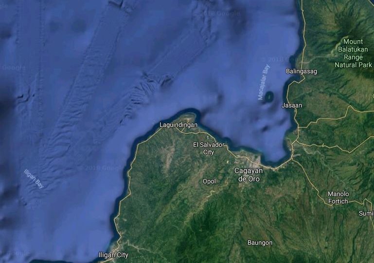Laguindingan in Misamis Oriental. Photo: Google  Maps.