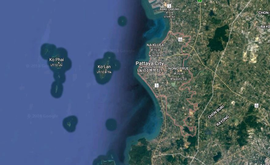 Pattaya, Thailand. Photo: Google Maps