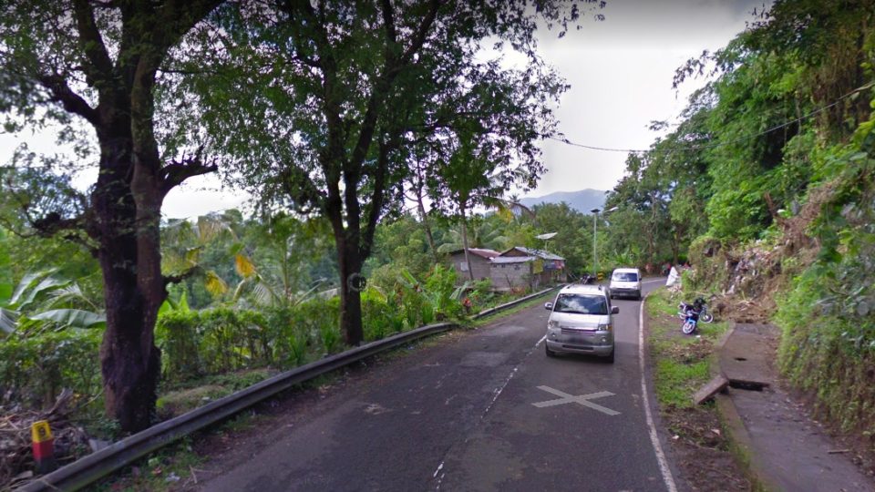 Bali’s Singaraja-Gitgit road is notorious for accidents. Photo via Google Maps 
