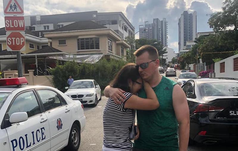 Elaine Mao and Matt Rowe. Photo: Serene Wong / Facebook