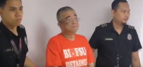 Chinese fugitive Xie Haojie. Photo: Screenshot from DZMM’s Twitter video