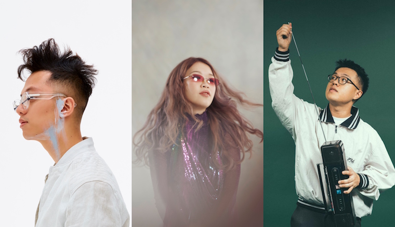 Sezairi, Linying, and Yao, who are all performing at The Outer Limits festival. Photos: Sezairi/Jovian Lim/Yao.