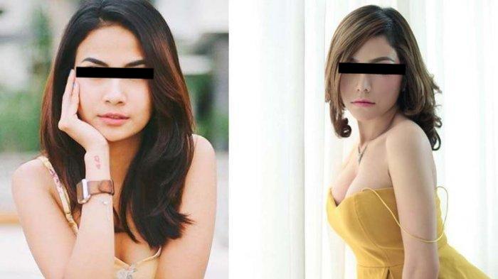 Police and the media have already confirmed that suspects VL and AS, who were arrested in Surabaya on Saturday, were Vanessa Angel (L) and Avriellya Shaqila. Photos: Instagram
