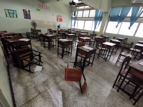 The examination room. Photo: Facebook/ Red Skull, helping victims of crime