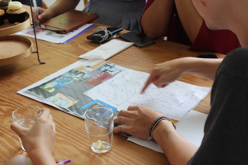 Artist Mike HJ Chang's sketches for Passport, which will be showcased to audiences during the art experience. Photo: Passport