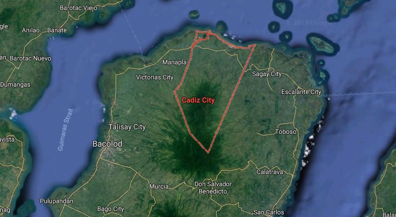 Cadiz map. Photo: Google Maps
