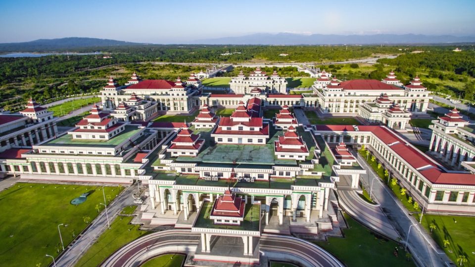 Myanmar’s parliament compound in Naypyidaw. Photo: Coconuts Yangon