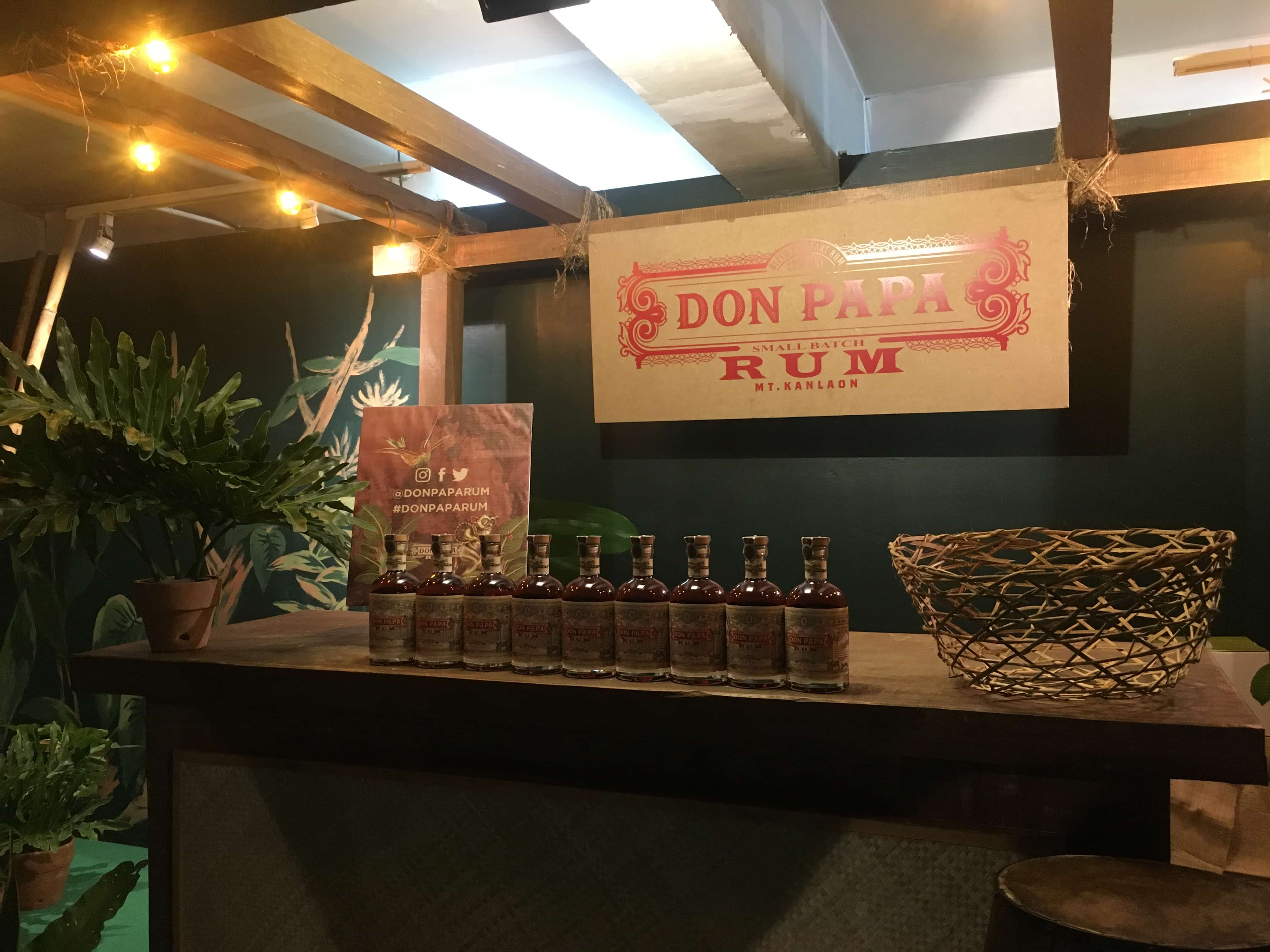 Don Papa Rum's bar. (Photo: Therese Reyes)