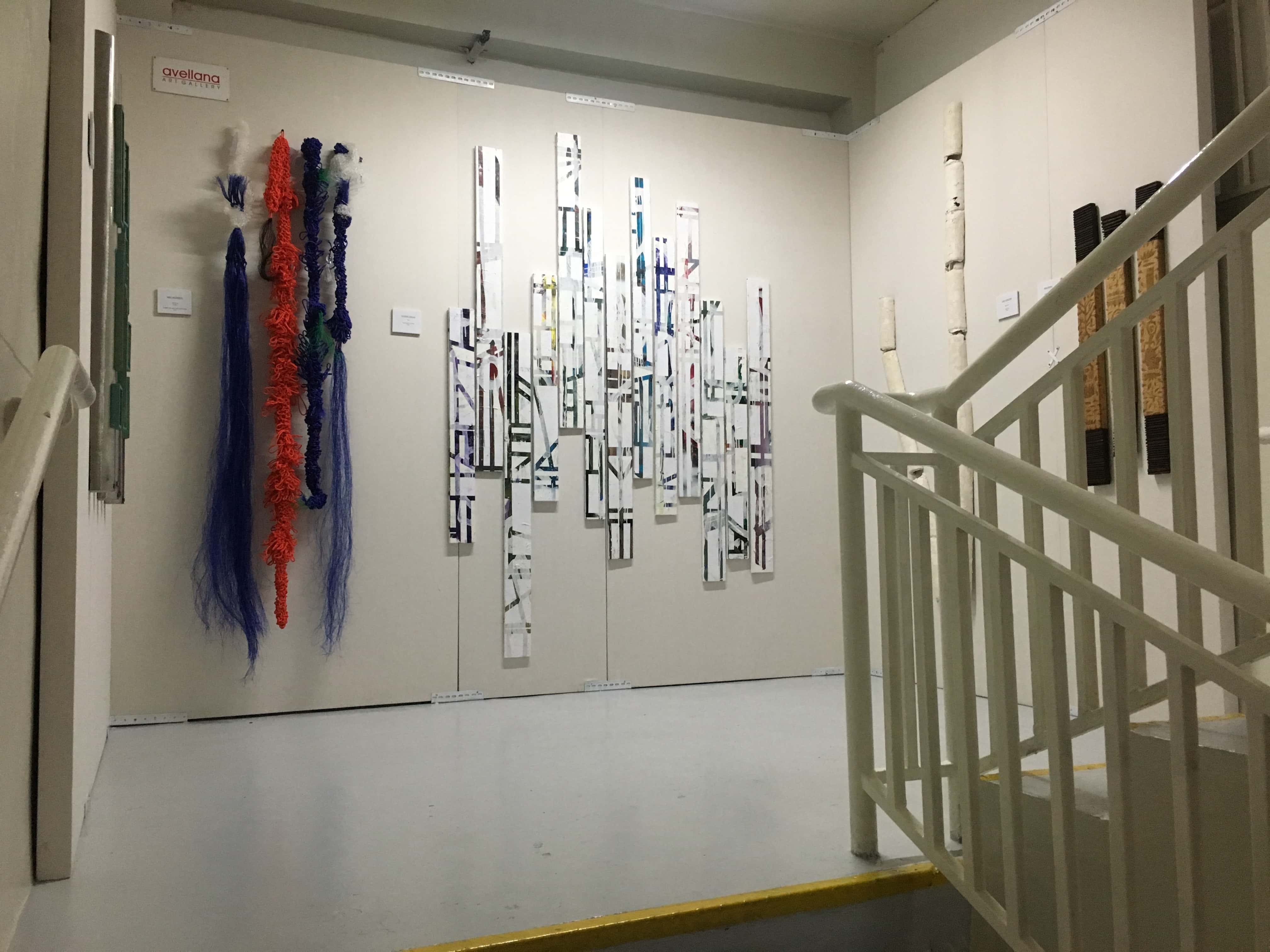 Art in the stairwell. (Photo: Therese Reyes)