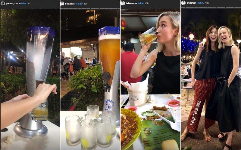 Photos: @brielarson; @gemma_chan