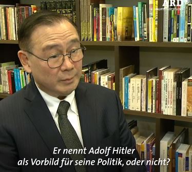 Department of Foreign Affairs Secretary Teodoro Locsin Jr. when he was interviewed by ARD-Hauptstadtstudio. Photo: Screenshot from ARD-Hauptstadtstudio’s video